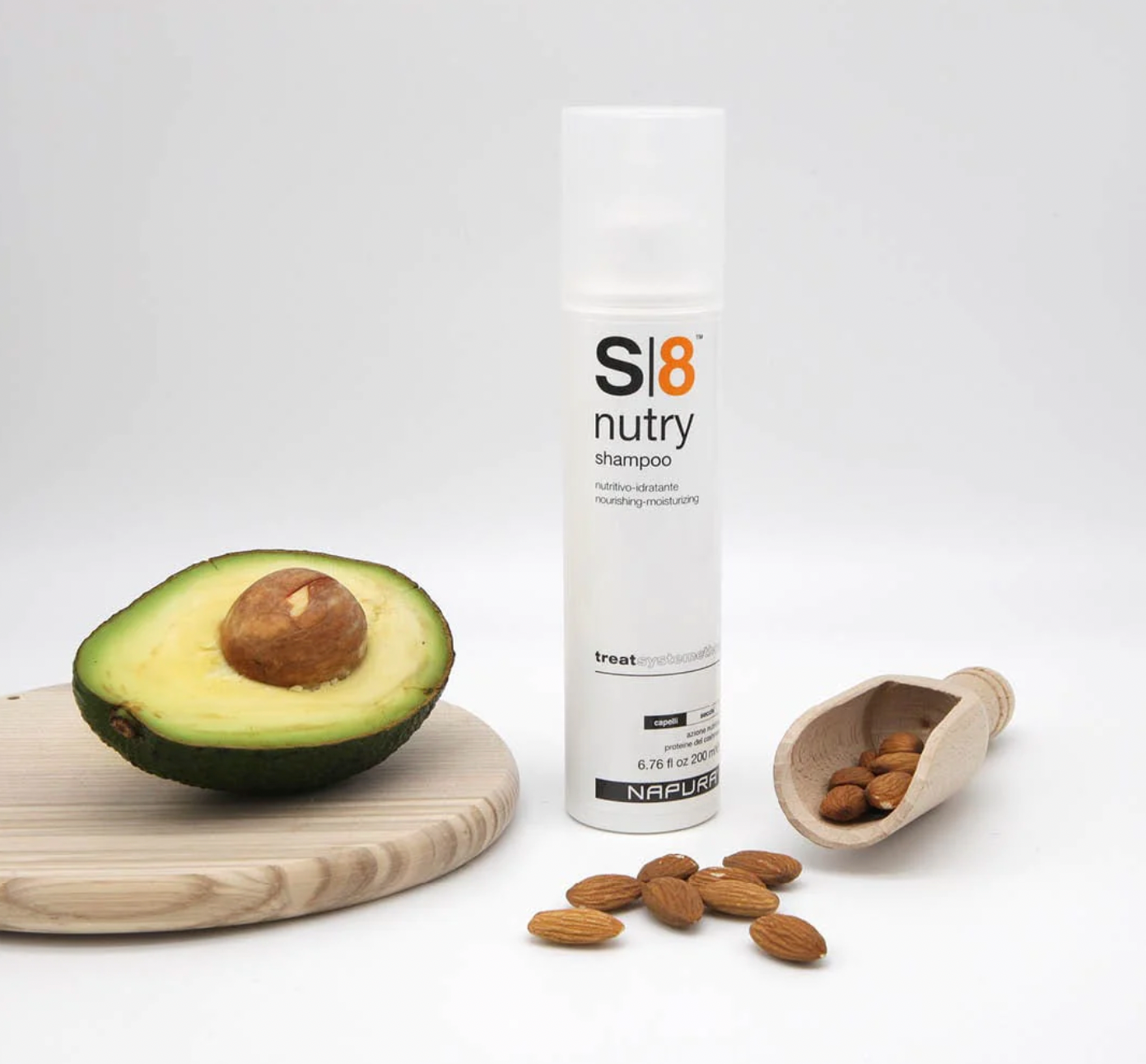 NAPURA S8 NUTRY -  Odżywczy szampon do włosów suchych