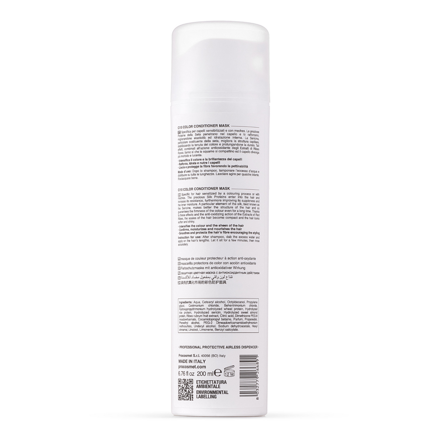 Napura C10 (200 ml) - naturalna maska chroniąca kolor do włosów wrażliwych