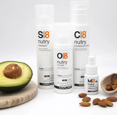 NAPURA C8 - Odżywcza maska do włosów suchych