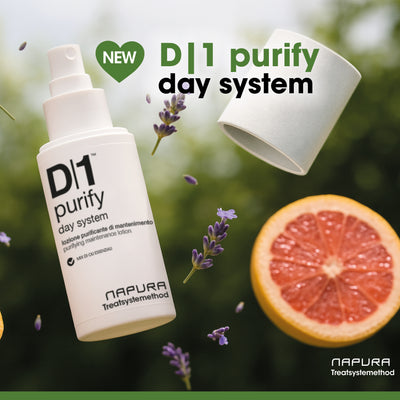 Napura D1 Purify Day System - Niewymagający spłukiwania spray do przywracania równowagi skóry głowy