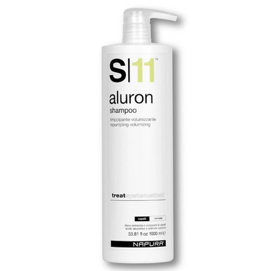 Napura S11 Aluron - Szampon Zwiększający objętość oraz nawilżający włosy normalne z kwasem hialuronowym