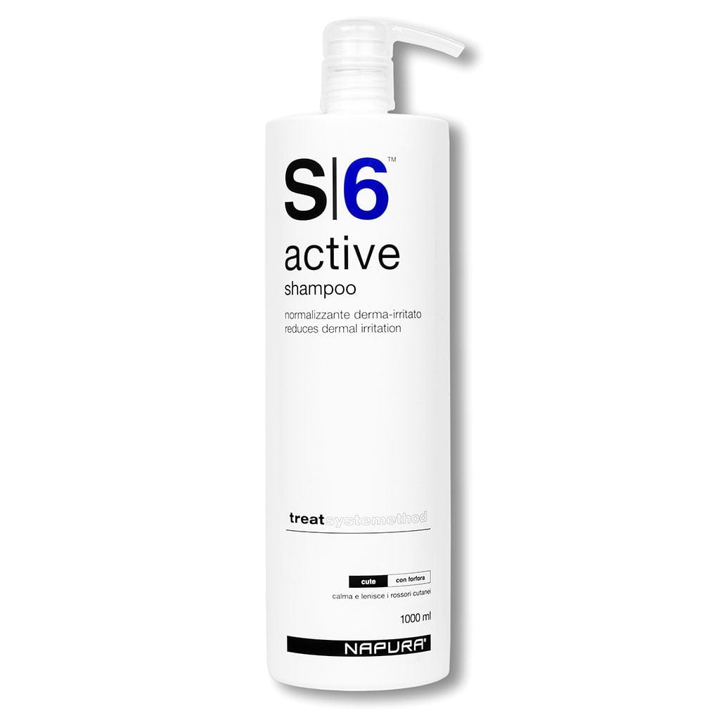 NAPURA S6 ACTIVE -  Naturalny Profesjonalny Szampon Przeciwłupieżowy