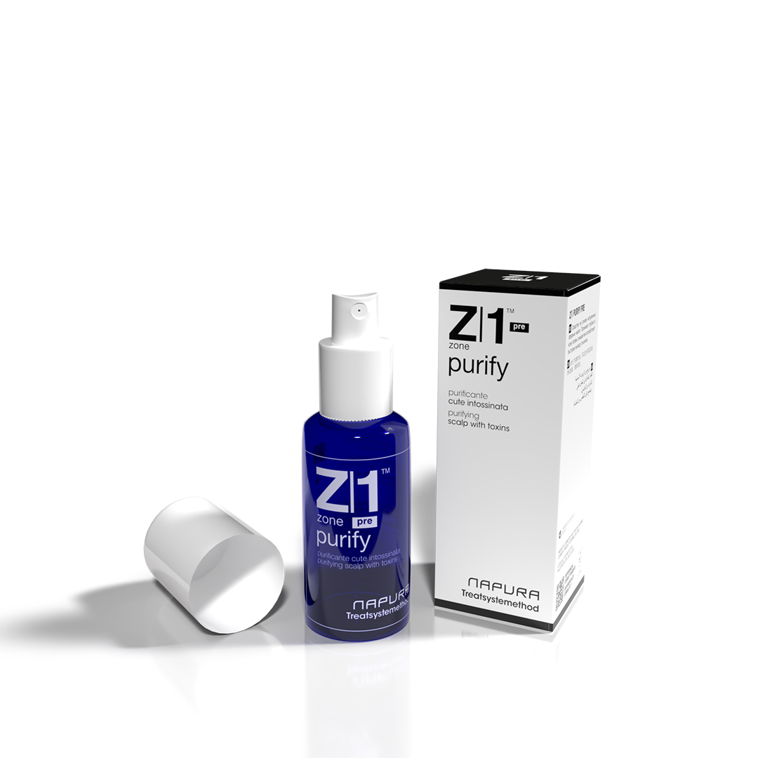 Napura Z1 PURIFY ZONE Pre (50 ml) - Sprej do głębokiego oczyszczania skóry głowy