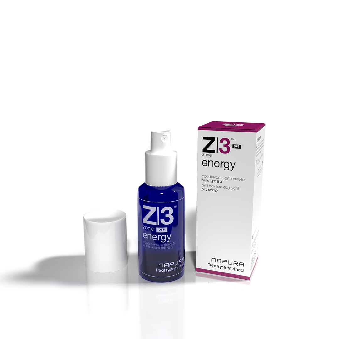 Napura Z3 Energy Zone Pre (50 ml) – Intensywna kuracja przeciw wypadaniu włosów do tłustej skóry głowy