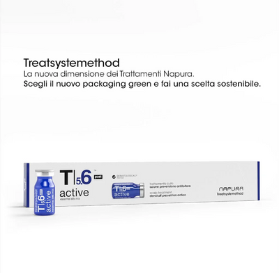 T5.6 Active Post (12 × 8 ml) – Normalizująca kuracja przeciwłupieżowa PO szamponie