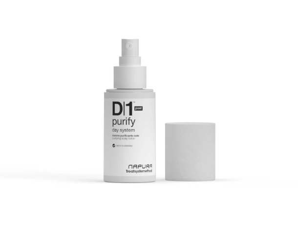 Napura D1 Purify Day System - Niewymagający spłukiwania spray do przywracania równowagi skóry głowy