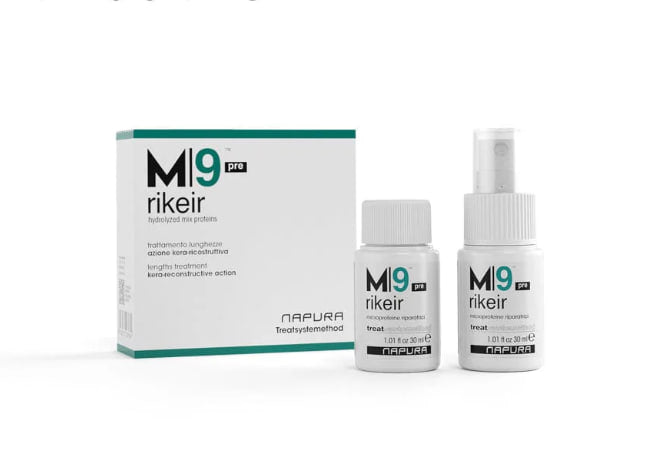 NAPURA M9 (30ml x 2) Profesjonalny spray z keratyną do odbudowy zniszczonych włosów