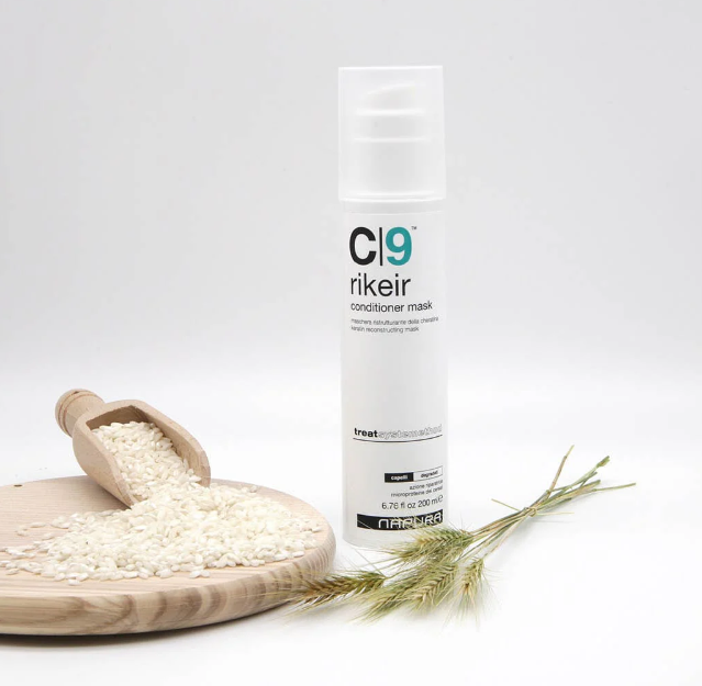 NAPURA C9 RIKEIR - Profesjonalna, głęboko regenerująca maska do włosów